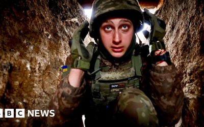 Ukraine war: The front line where Russian eyes are always watching