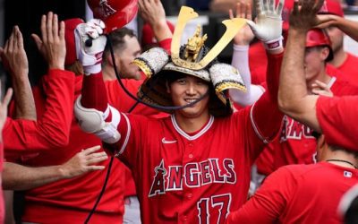 Ohtani homers twice, including career longest at 459 feet, Angels beat White Sox 12-5