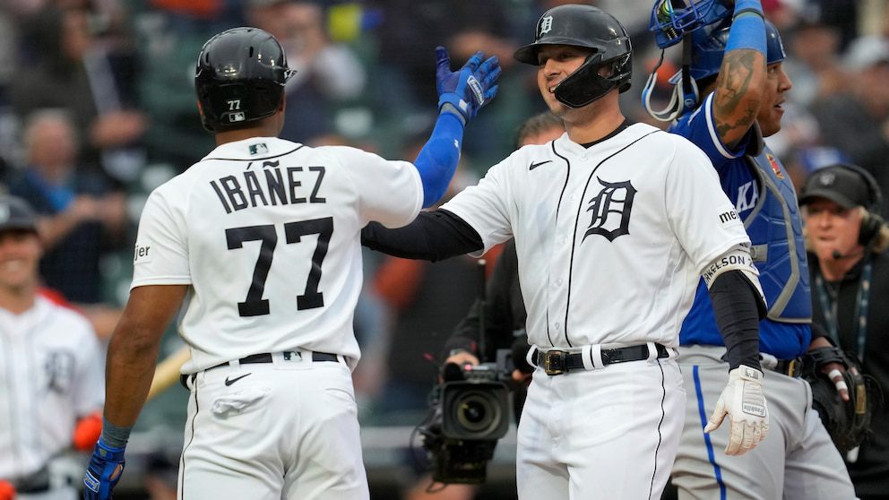 Miguel Cabrera’s 511th home run lifts Tigers, who sweep Royals 8-0 and 7-3
