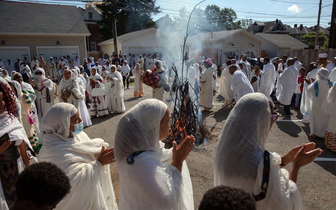 Photo essay: Ethiopian Orthodox in Ohio celebrate Meskel, connections to homeland