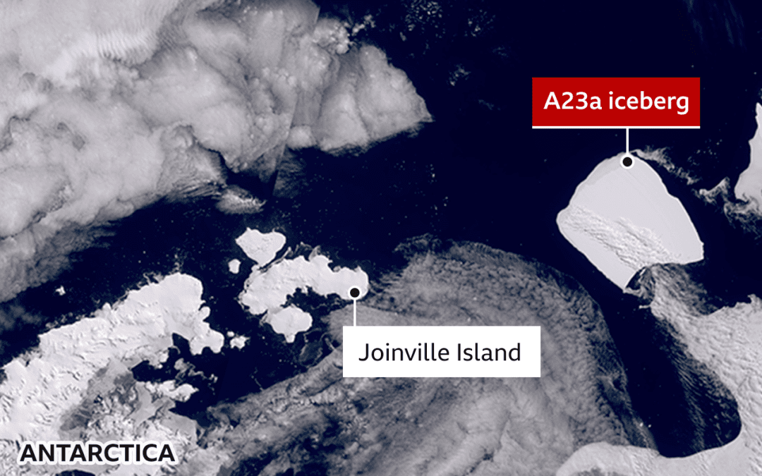 A23a: World’s biggest iceberg on the move after 30 years