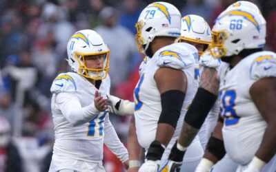 With pair of FGs, Chargers beat Patriots and latest hapless QB, 6-0