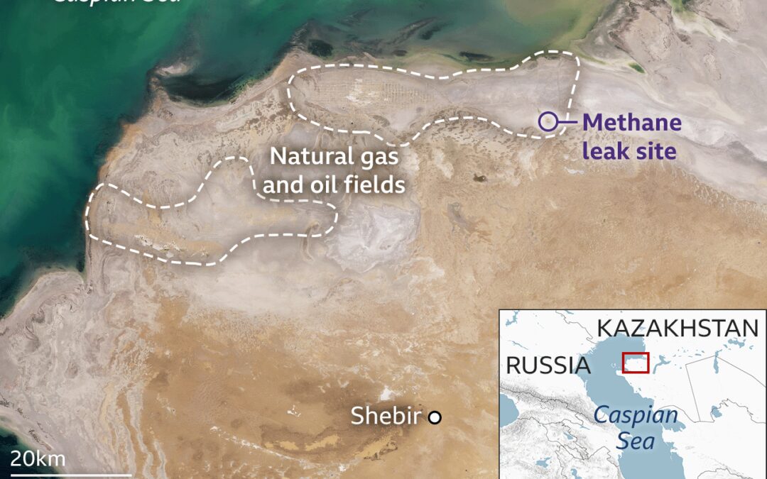 Methane mega-leak exposed in Kazakhstan