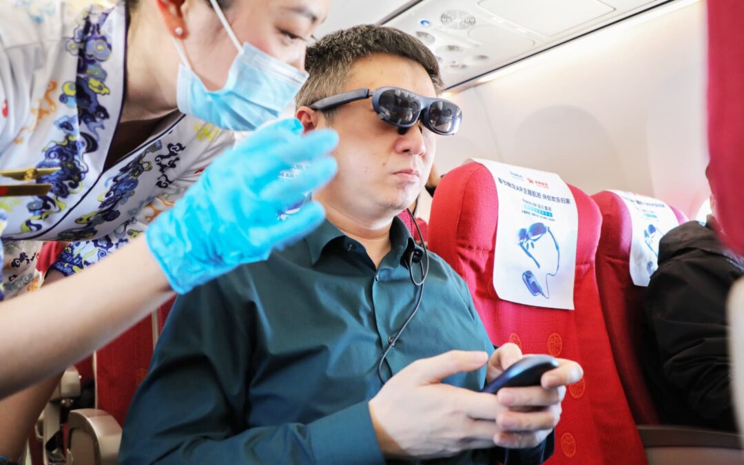 Hainan Airlines is handing out Rokid AR glasses for in-flight entertainment