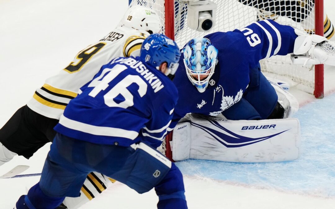 Nylander and Woll help Maple Leafs beat Bruins 2-1 to force Game 7