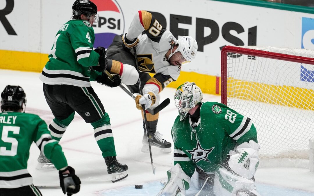 Stars first to hold serve at home, beat Knights 3-2 in Game 5 for series lead in NHL playoffs
